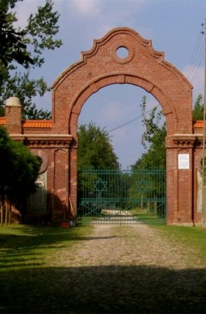 Bilet wstępu na cmentarz żydowski w Lodzi